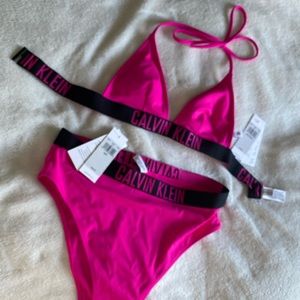New with tags high waisted Calvin Klein bikini